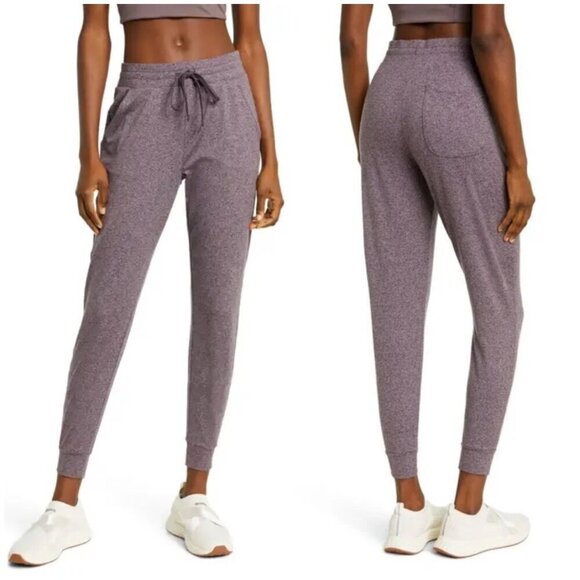 💕ZELLA💕 Restore Soft Pocket Joggers  ~ Purple Nebula Large L NWT - Picture 1 of 14
